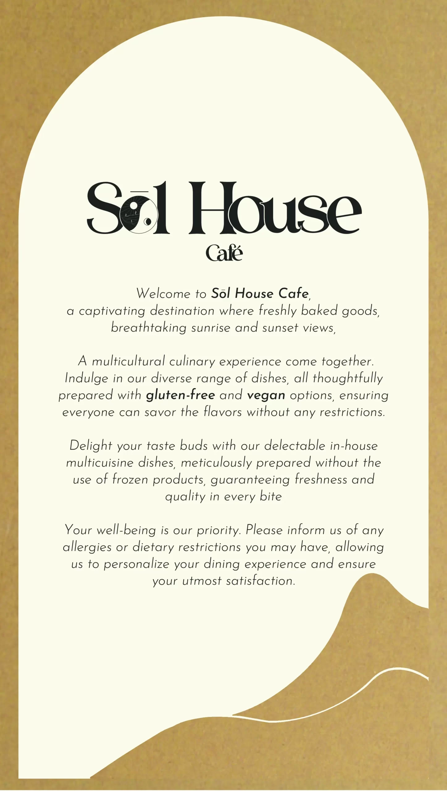 Pushkar Hotel , Resort | Rawai Experience | Sol house cafe menu